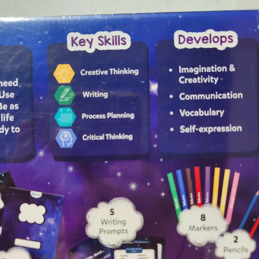 New Skillmatics My Storybook Art Kit Space Story Writing Stickers Creative Writi